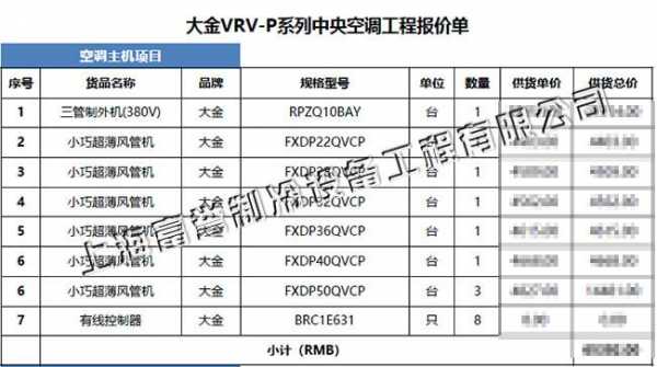 大金中央空调维修基本知识（大金中央空调维修价格明细价目）