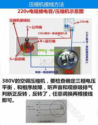 220v空调压缩机接线图知识（220v压缩机接线图解）